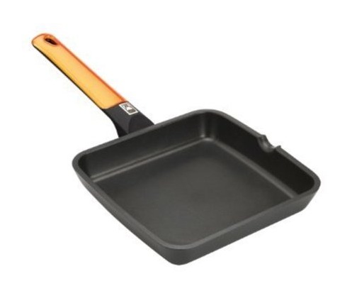 Imagén principal GRILL BRA EFFICIENT ORANGE ALUMINIO FUNDIDO.INDUCCION.REF.281328 28X28CM LISO