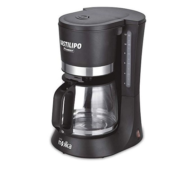 Imagén principal CAFETERA BASTILIPO MOKKA 12 REF.6879  GOTEO 12 TAZAS NEGRA