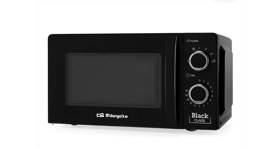 Imagén principal HORNO ORBEGOZO MI-2117 MICROONDAS, CRISTAL NEGRO 20L