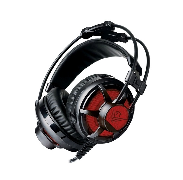 Imagén principal AURICULARES GAMING PHOENIX PHFACTORHEADSET BLACK EDITION CONEXION JACK 4 PINES INCLUYE CABLE CONECTOR DE JACK 4 PINES A 2 MINI JACK AUDIO Y MICROFONO COLOR NEGRO LED ROJO -