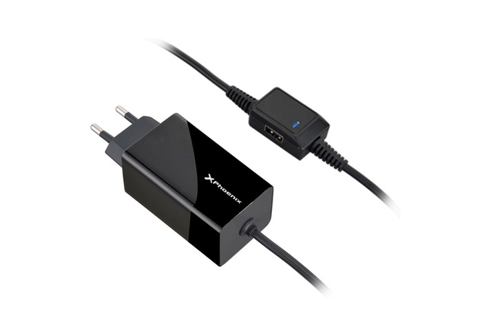 Imagén principal ADAPTADOR DE CORRIENTE PHOENIX PHCHARGER90PLUG UNIVERSAL AUTOMATICO PARA PORTATIL 90W INCLUYE 12 CONECTORES CON PUERTO USB EXTERNO