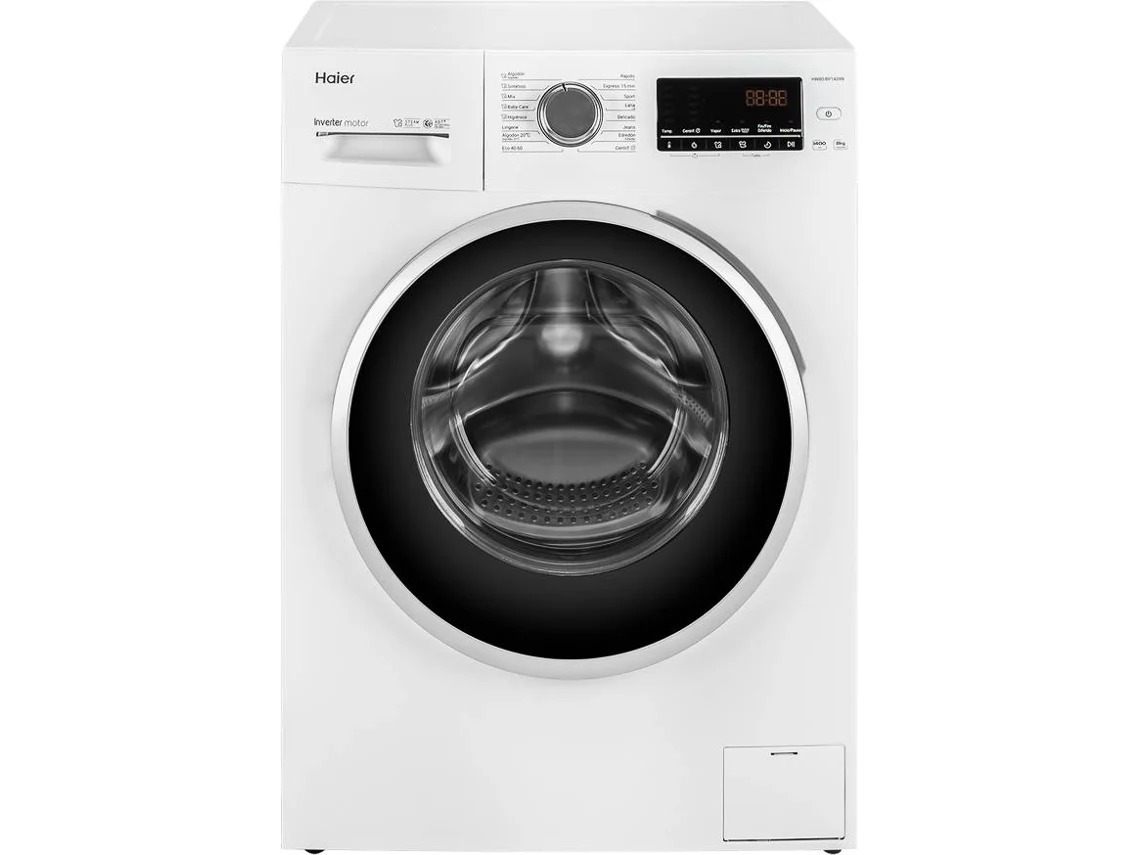 Imagén principal LAVADORA HAIER HW80-BP1439N-IB 8KG 1400RPM MOTOR INVERTER CLASE A