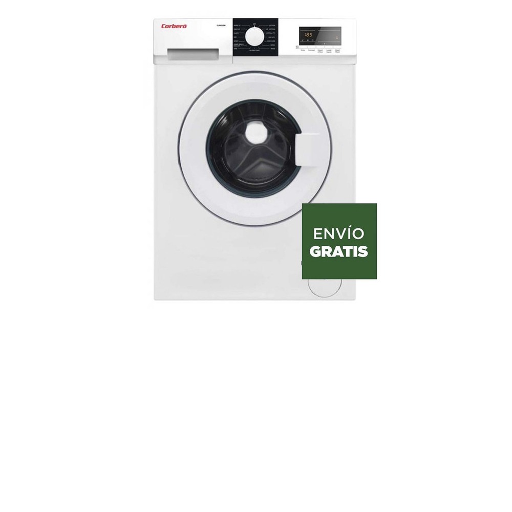 Imagén principal LAVADORA CORBERO ECLA-6018 6KG. 1000RPM. BLANCA, DISPLAY, CLASE D