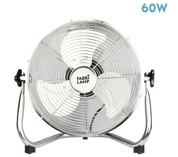 Imagén principal VENTILADOR ABRILA LIBIS 180971020 INDUSTRIAL 60W. CROMO 40CM