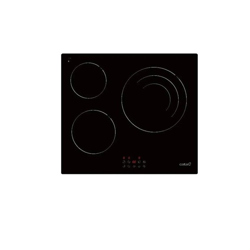 Imagén principal ENCIMERA CATA TDG-6003BK 3 FUEGOS VITROCERAMICA