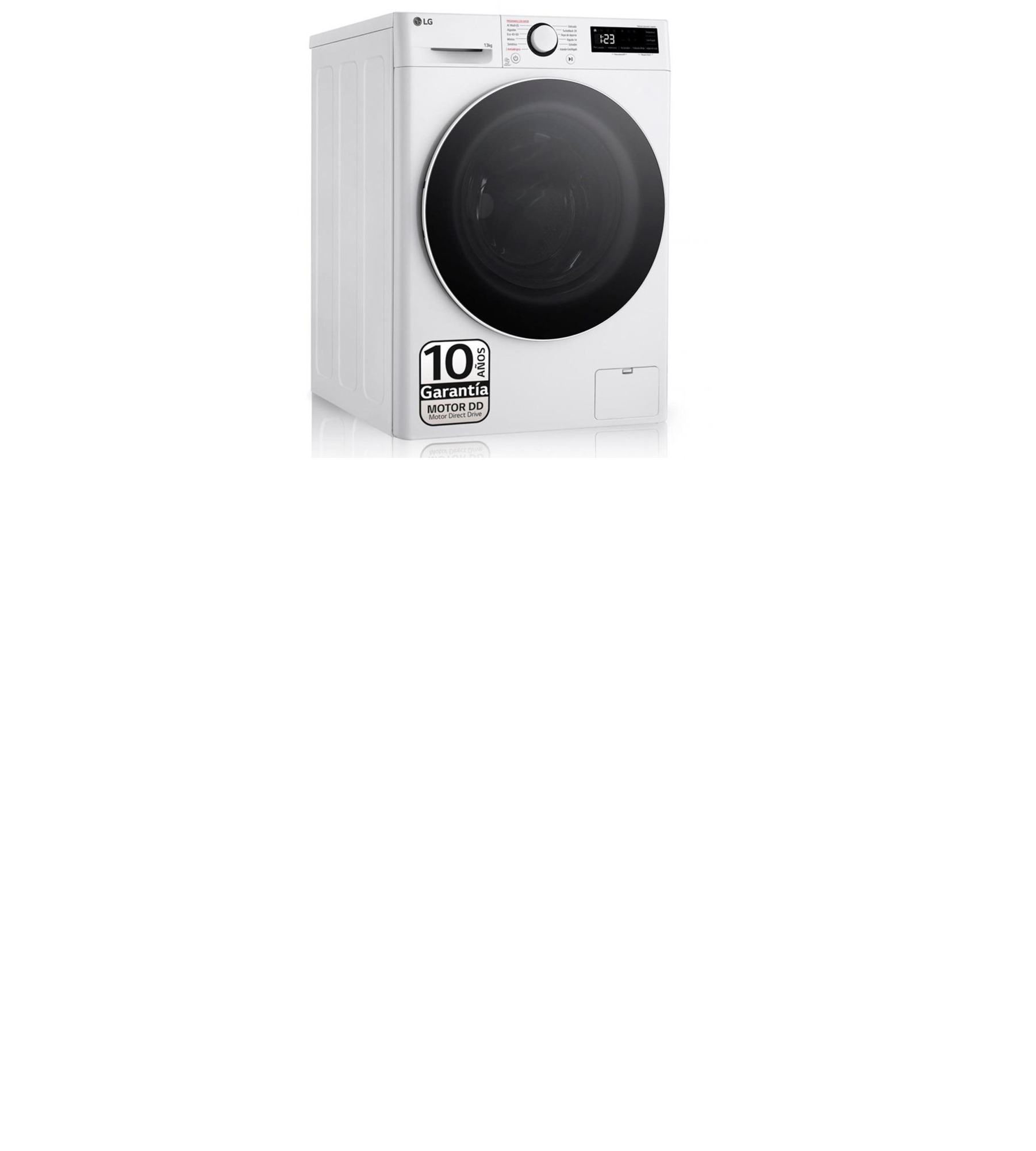 Imagén principal LAVADORA L.G. F4WR6013A0W 13KG 1400RPM CLASE A