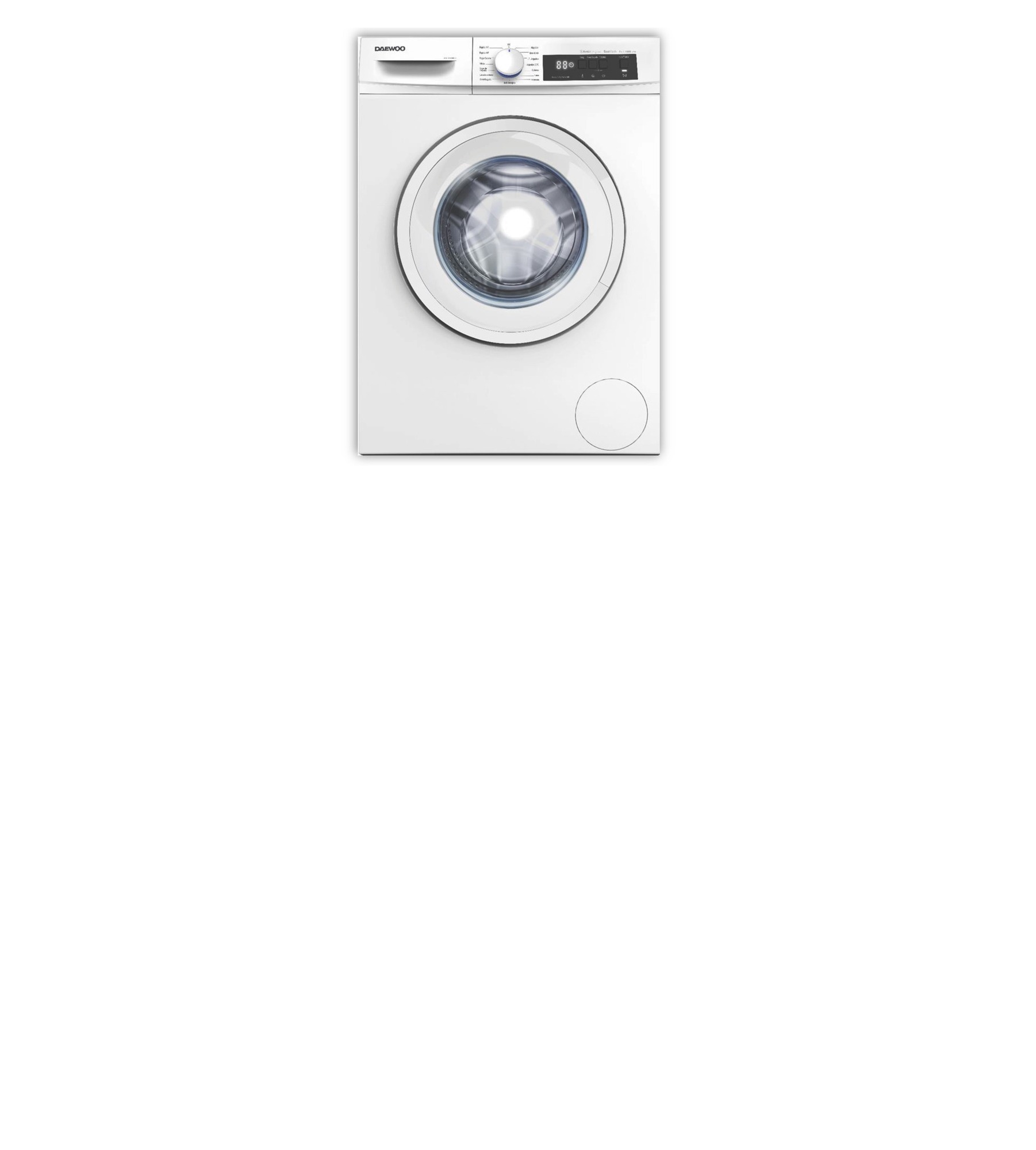 Imagén principal LAVADORA DAEWOO WM-710T0WU0ES 7/KG 1000/RPM CLASE D
